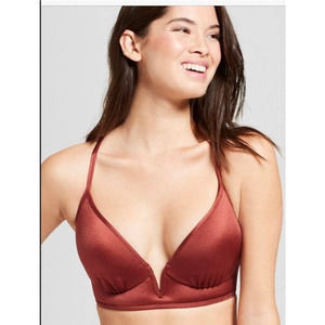 Women's Copper Shade and Shore V Bikini Top size 38B